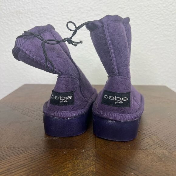 bebe purple todler boots size 8 - Picture 3 of 6